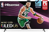 Hisense 65-Inch Class U6 Series Mini-LED ULED 4K UHD Google Smart TV (65U6K) - QLED, Full Array Local Dimming, Dolby Vision IQ,HDR 10+, VRR Game Mode Plus, 240 Motion Rate, Alexa Compatibility